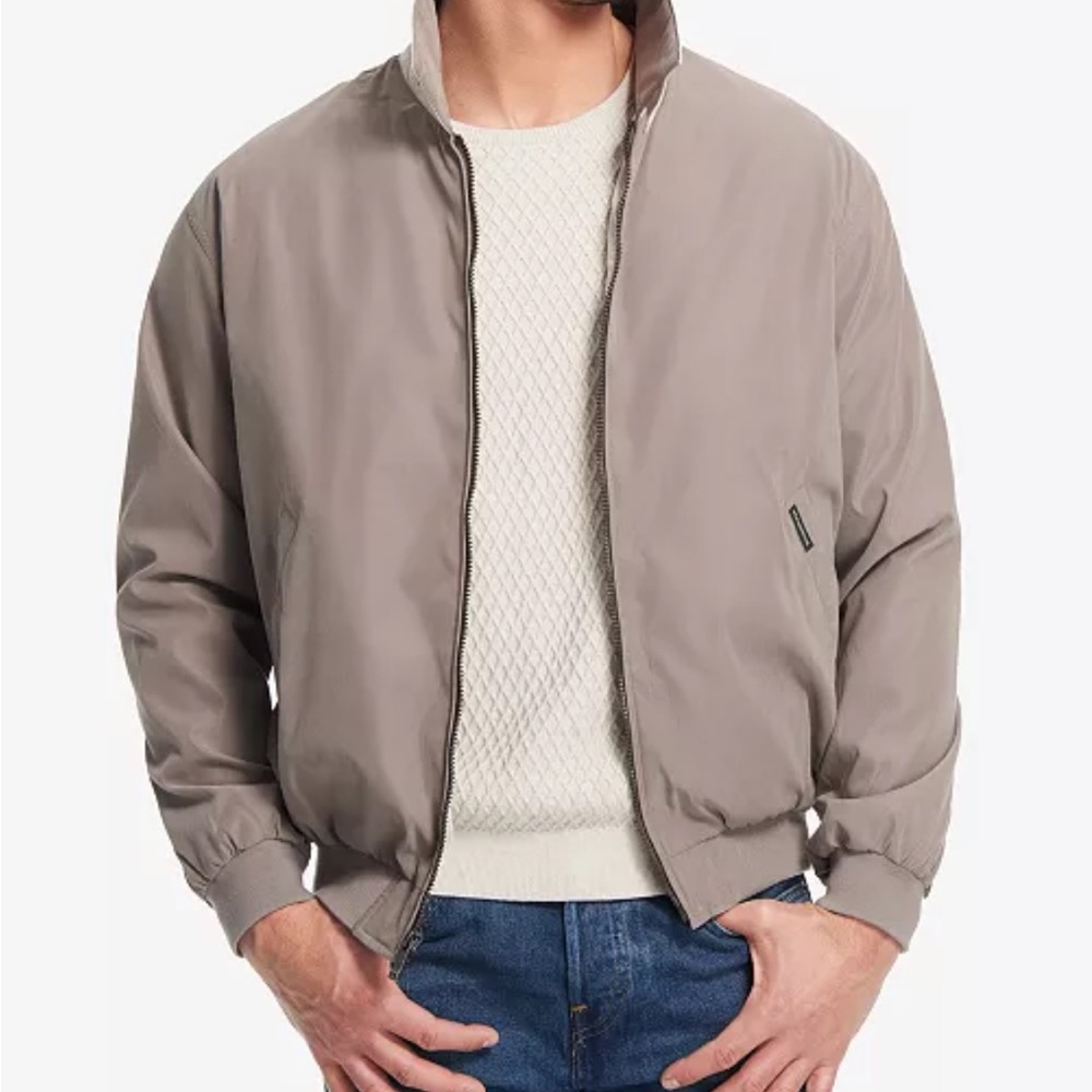 Weatherproof Microfiber Golf Jacket - image 1